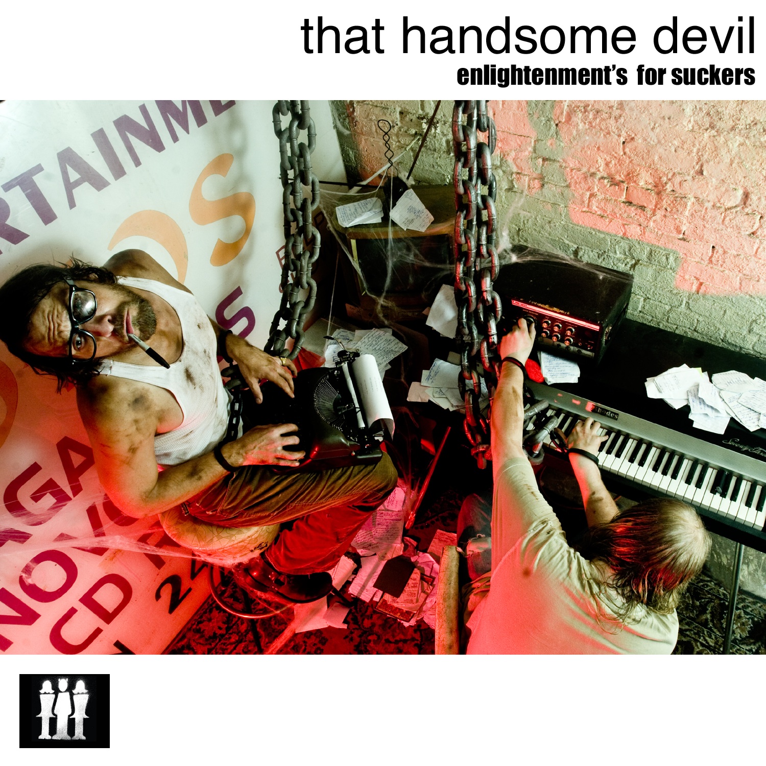 the cover of That Handsome Devil ep 'Enlightenment's For Suckers'