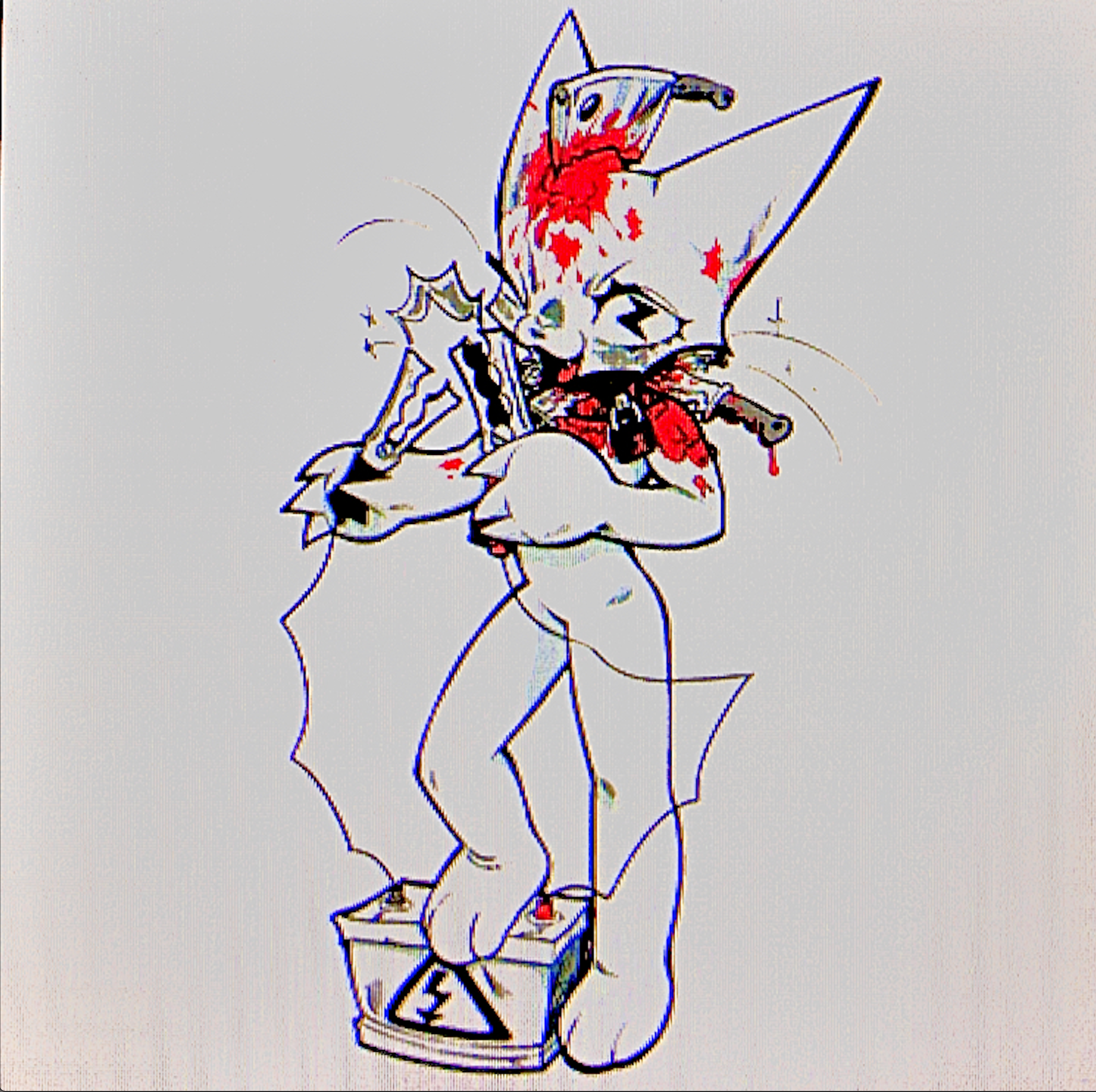 the cover of femtanyl ep 'Chaser'